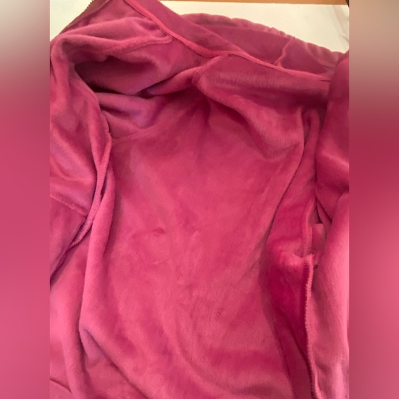 NWT Fuyukai Woman’s Pink 2-Piece Fleece Pant Jacket Set Size S/M - Picture 8 of 15